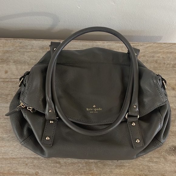 KATE SPADE New York“Cobble Hill Leslie” Satchel in storm grey - Picture 3 of 11